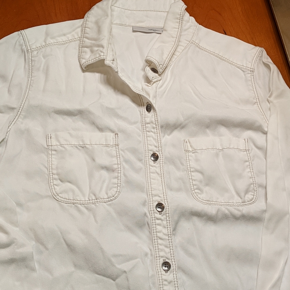 Halogen White Collar Shirt - Picture 2 of 6